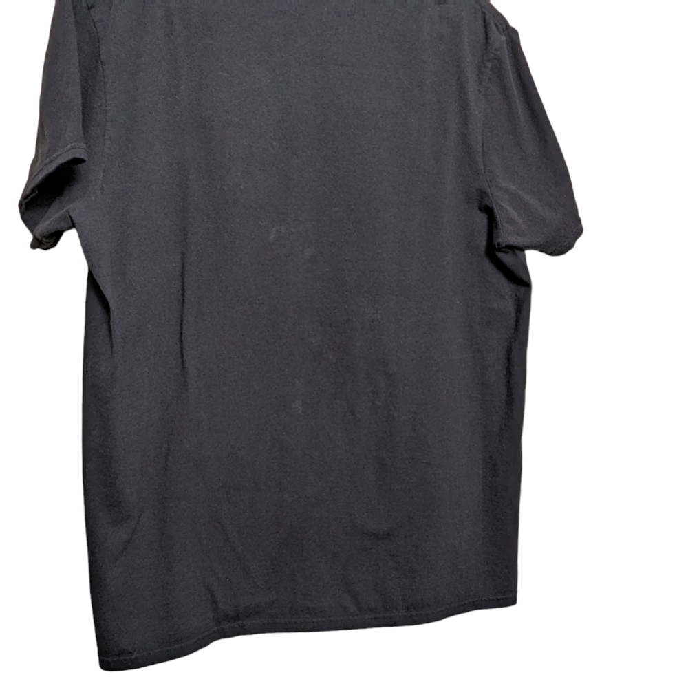 Nintendo 64 Black T-Shirt N64 Logo Over Stripes Men's Large Vintage Look EUC - Picture 3 of 5